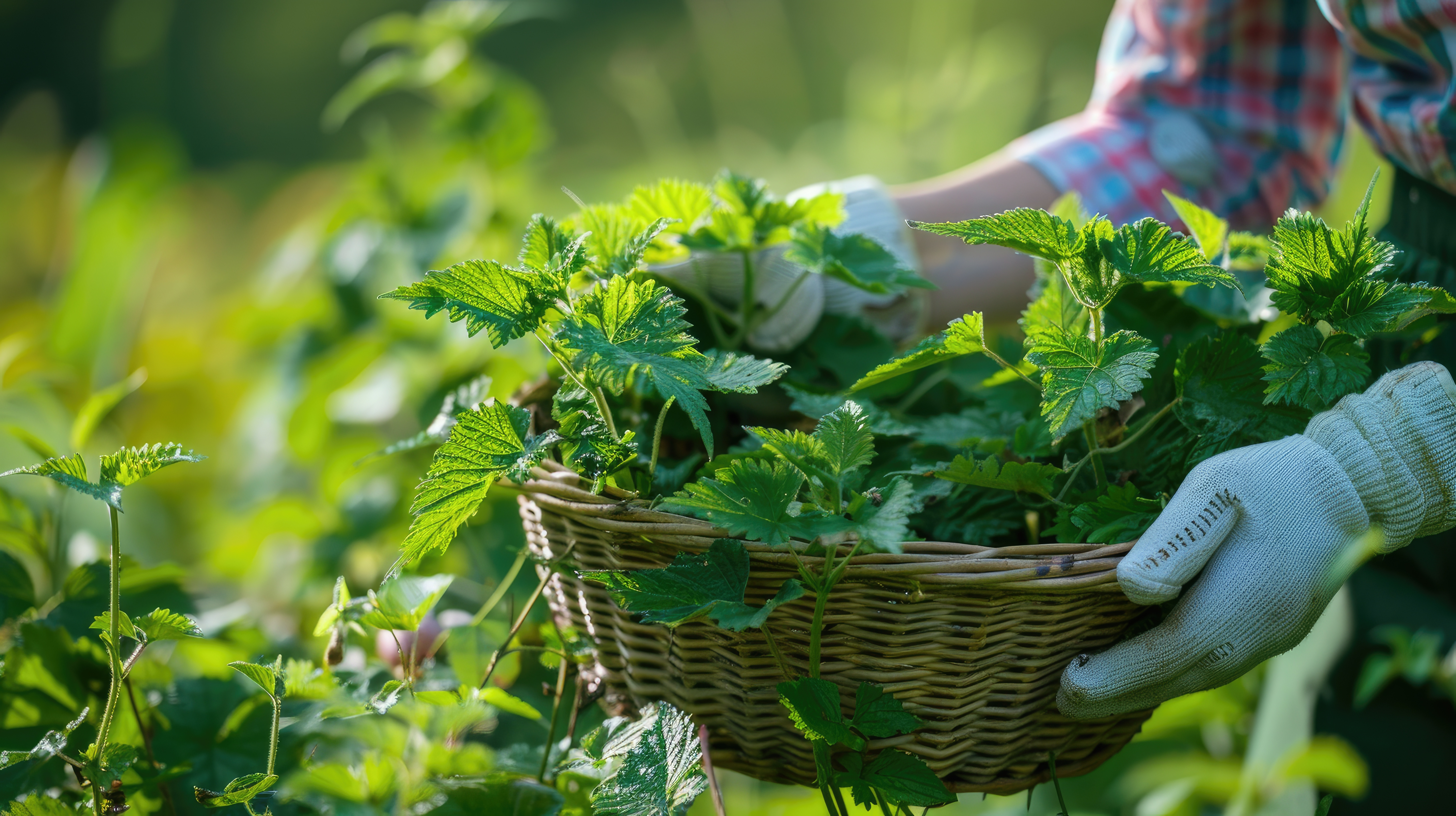 Foraging nettles